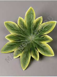 Подразетник- лист пиона с желтой кромкой неткан. 18см 