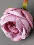 Роза Амалия флорист с пеной шелк 10см (бел крас гол сир пудр)