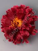 РАСПРОДАЖА ***Москва Хризантема махровая неткан 3сл 12.5см (крас желт роз борд)