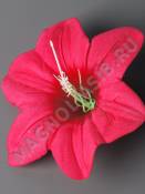  Колокольчик бархат 1сл 13см с тычинкой (роз)