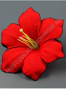 Колокольчик бархатный с кромкой 13см без пестика (крас) (пестик см. 2260)