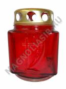 Лампада стеклянная со сменным блоком 9 см.