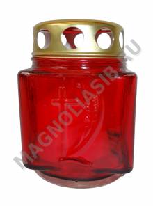 Лампада стеклянная со сменным блоком 9 см.